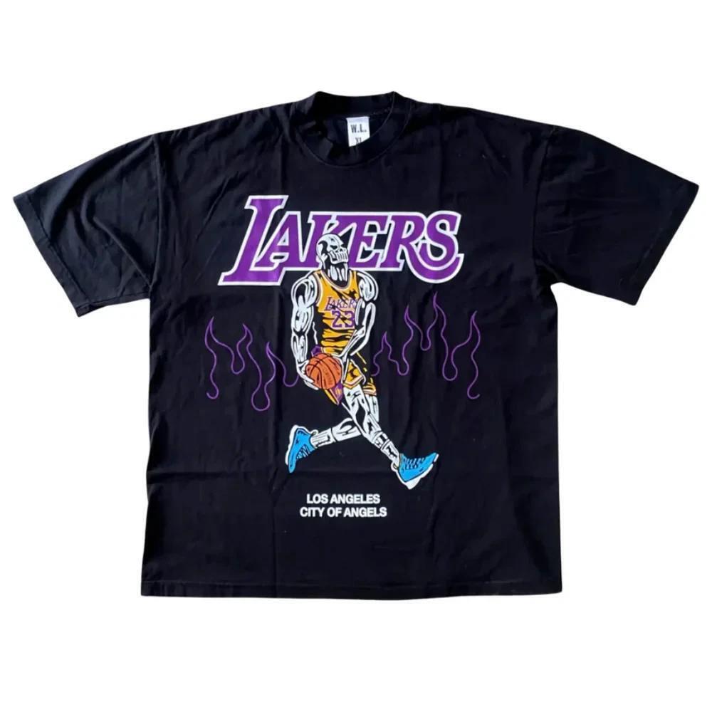 - Authentic Warren Lotas Lebron James Alt 3 T-Shirt Black Rare
